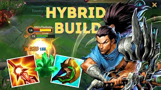 Yasuo Wild Rift  Top 1 Yasuo Build from China Server  iOS Gameplay  iPhone 15 Pro Gaming [upl. by Nikaniki]