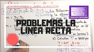 Problemas linea recta  ecuación de la recta  Geometría Analítica [upl. by Esimorp]