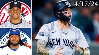 New York Yankees  Toronto Blue Jays  Game Highlights  41724 [upl. by Davies501]