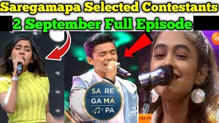 Saregamapa Season 2023  Episode 3 Selected contestants  Audition 2023 [upl. by Bonacci]