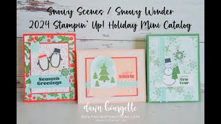 REPLAY FB Live 148 Snowy Wonder Bundle  4 card ideas for you stampinup snowywonder diy [upl. by Eeldarb]