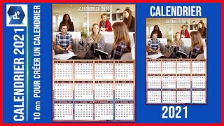 TUTO BOY COMMENT CRÉER UN CALENDRIER SUR PHOTOSHOP CALENDRIER 2021 [upl. by Camey]