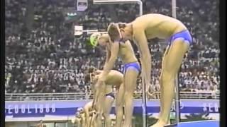 1988 Seoul Olympics Mens 100m freestyle Chris Jacobs [upl. by Amri]