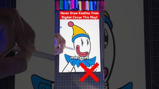 Never Draw Kaufmo THIS Way 😡 Digital Circus art shorts digitalcircus [upl. by Ainimre]