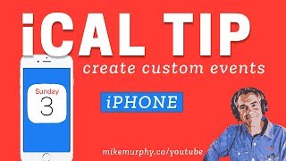 iPhone Calendar Create Custom Recurring Events [upl. by Britteny362]