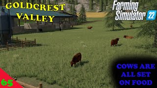 Goldcrest Valley Ep 65 Finishing up the month of July Farm Sim 22 [upl. by Damalus]