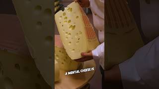 Emmental cheese is cut with a simple thread shortsviral shortsfeed shortsvideo shorts [upl. by Areik116]