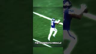 the minnesota miracle nfl football edit vikings saints nfldivisionalround [upl. by Yrok811]