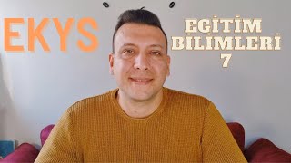 EKYS Eğitim Bilimleri 7  Eğitimde Program Geliştirme [upl. by Trebliw]