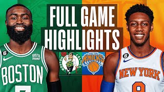 CELTICS at KNICKS  NBA FULL GAME HIGHLIGHTS  November 5 2022 [upl. by Odnaloy]