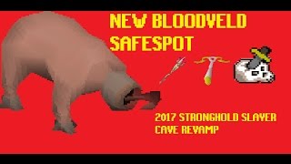 New Stronghold Slayer Cave Bloodveld safespot 2017 SLAYER CAVE REVAMP [upl. by Kant]