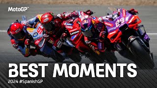 Best MotoGP™ Moments 🤯  2024 SpanishGP [upl. by Pantheas574]