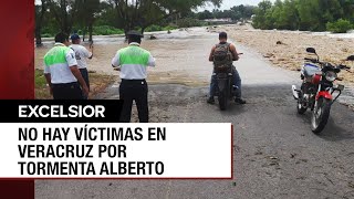 Saldo blanco en Veracruz tras el paso de la tormenta Alberto [upl. by Albert]