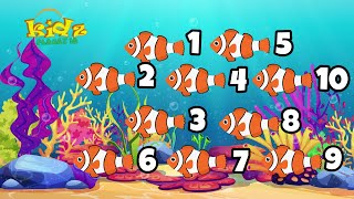 10 Little Fishies  Featuring The Shark  Kids amp Nursery [upl. by Ardrey]