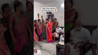 When Akka is Getting Married  Credits iwastravelling weddingshorts southindianweddings [upl. by Eniamzaj]