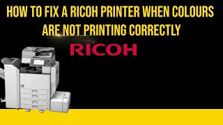 MPC 5501 Photoconductor Units Are Not Set Correctly Code errors [upl. by Slinkman456]