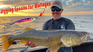 How to Catch Walleyes and Smallmouth Using JIGGING SPOONS and DROP SHOTS [upl. by Nawiat]