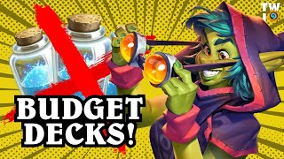 NEW Budget Hearthstone Decks in Whizbangs Workshop [upl. by Aldarcy151]