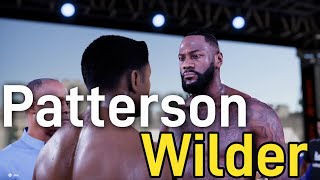 Using the Peekaboo style in Undisputed Early Access  Wilder vs Patterson [upl. by Far]