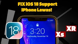 Fix iOS 18 Support iPhone Lawas [upl. by Finbur]