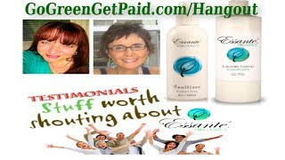 Sanitizer amp Laundry Liquid Essante Organics Testimonials Tuesdays Hangout [upl. by Imled]