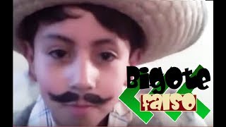 COMO PINTAR UN BIGOTE FALSO PARA LAS FIESTAS PATRIAS [upl. by Hoeve]