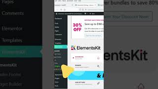 Free Elementor Header amp Footer Builder Plugin  ElementsKit shorts [upl. by Atsyrt157]