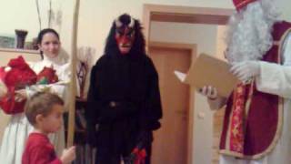 Gerald hat Besuch von Nikolaus Krampus und Engerl [upl. by Tatiana314]