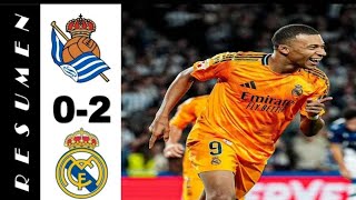 Sociedad vs Real Madrid Resumen Goles [upl. by Anida]