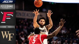 Fairfield vs Wake Forest Full Game Replay  202223 ACC Men’s Basketball [upl. by Kilbride792]