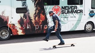 Never Summer longboard demo at NS Factory Denver CO [upl. by Barlow]