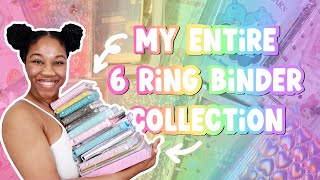 My 6 ring binder collection revealed 🌈😮  some of my favorite journal spreads [upl. by Lillie]