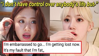 Yunjin amp Sakuras response to fans comments about losing weight [upl. by Sondra898]