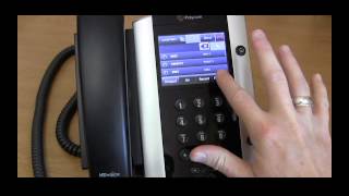 Polycom Phone Transfer a Call  MidRivers Communications [upl. by Liauqram]