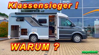 UNGLAUBLICH❗️der LEICHTESTE Camper❗️1 t Zuladung🔥Knaus VAN TI MAN VW Crafter Wohnmobil unter 7 m [upl. by Mert]