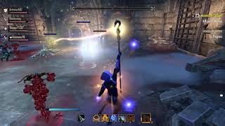 The Elder Scrolls Online Moon Hunter Keep Necromancer Healer Normal PS4 [upl. by Teplica]