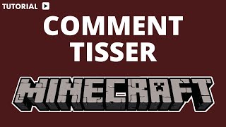 Comment tisser sur Minecraft [upl. by Silsbye]