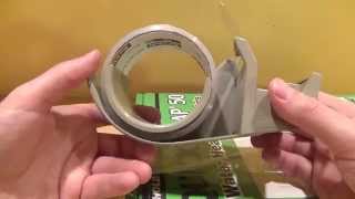 Scotch Box Sealing Tape Hand Dispenser H122 Review [upl. by Ciro]