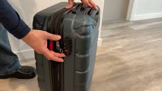 Samsonite Omni Pc Hardside Expandable Luggage With Spinner Wheels Honest Video [upl. by Lody254]