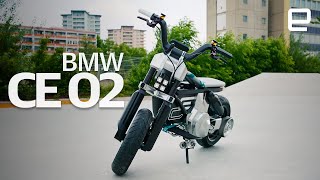 BMWs CE 02 electric scooter is aimed at the youths [upl. by Craggy157]