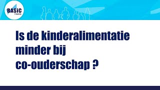 Is Kinderalimentatie minder bij coouderschap [upl. by Ecinue]