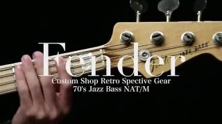 【Qsic】Fender Custom Shop Retro Spective Gear 70s Jazz Bass NATM【売約済】 [upl. by Opportina]