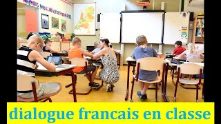 dialogue francais Demander un service en classe [upl. by Dannel]