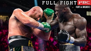 Fury vs Wilder 3 FULL FIGHT October 9 2021  PBC on FOX PPV [upl. by Essenaj]