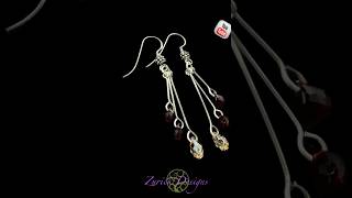 Simple Crystal Briolette Dangle Earrings [upl. by Hamilton804]