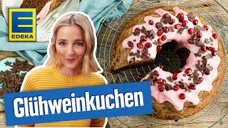 Glühweinkuchen Rezept  Weihnachtskuchen mit Glühwein [upl. by Lothario]