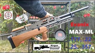 Evanix MAXML Bullpup Review Preview High Power PCP Air Rifle [upl. by Drofniw]