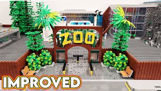 LEGO Zoo Entrance IMPROVED [upl. by Rebmyk]