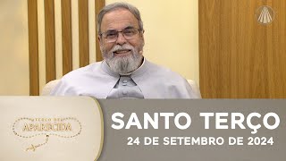 Terço de Aparecida com Pe Antonio Maria  24 de setembro de 2024 Mistérios Dolorosos [upl. by Demb]