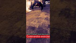 MAKE STRONG YOUR KNUCKLESCOMMANDOS EXERCISE ROBIN [upl. by Jecho]